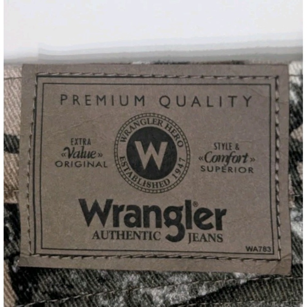 Wrangler Reeltree Fusion 3D Camo Jeans Mens 38x30 Double Knee Hunting 97GR1FS - Picture 9 of 11